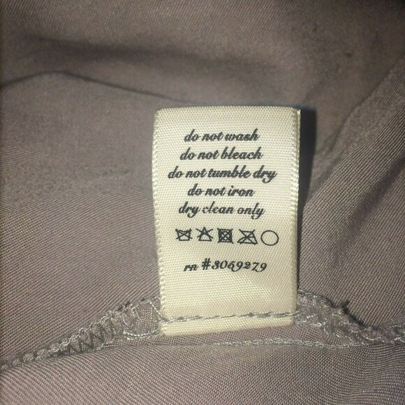 Buttons Women's Large Hooded Jacket Long Sleeves Hoodie Zip Front Brown Tops L - Picture 10 of 13